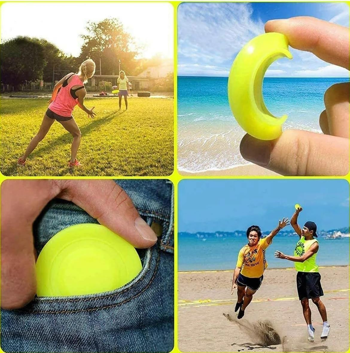 Lucky Disc - Mini Frisbee Yellow